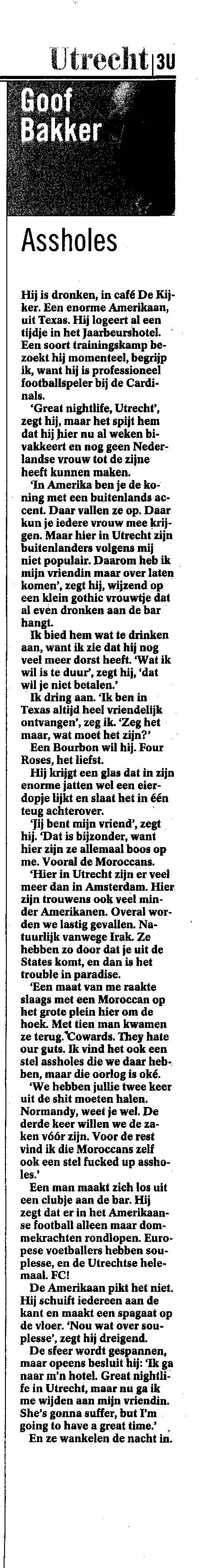 Volkskrant_2004-05-29-Assholes